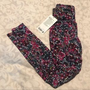 NWT Base Pace HR Running Tight 28" *Brushed Nulux - Floral Electric Multi - Sz 4